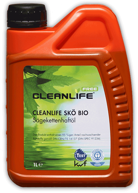 CLEANLIFE® FREE Sägekettenhaftöl BIO, 1 Liter