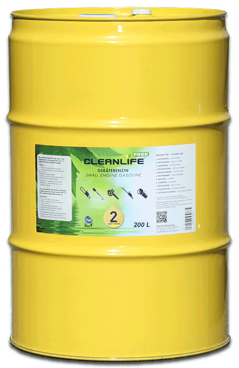 CLEANLIFE® FREE Gerätebenzin 2-Takt, 200 Liter