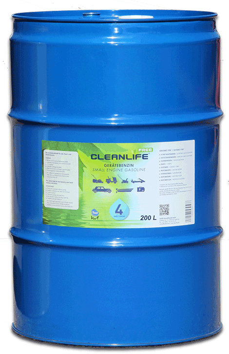 CLEANLIFE® FREE Gerätebenzin 4-Takt, 200 Liter